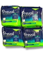 Prevail Daily Underwear 12 Count 68"-80" 2XL Maximum Absorbency 4 PACKS OF 12