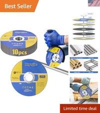 10 Pack Ultra-Thin Cut-Off Wheels for Angle Grinders - Precision Metal Cutting