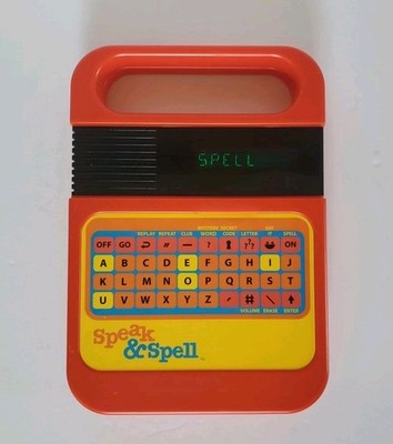 Classic Speak & N Spell Kahootz #09624 Electronic Learning Game Tested Works Vtg