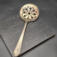 Vintage Silver-Plated Slotted Serving Spoon Wm Rogers Mfg Original Rogers HS272