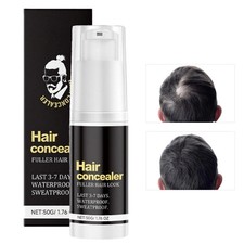 Hairfillup Hair Concealer Black 50g Enhance Hairline Powder For Women Men