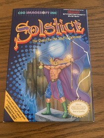 NES Nintendo Solstice The Quest for the Staff of Demnos CIB