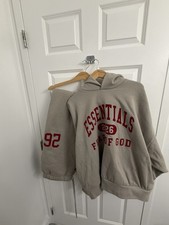 Authentic Essentials Fear of God Fleece Hoodie sweatsuit Pullover pants Men XXL