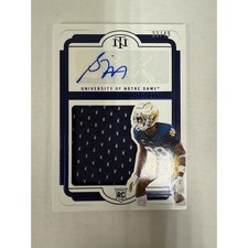 2025 Panini National Treasures Collegiate Benjamin Morrison RPA Auto /49