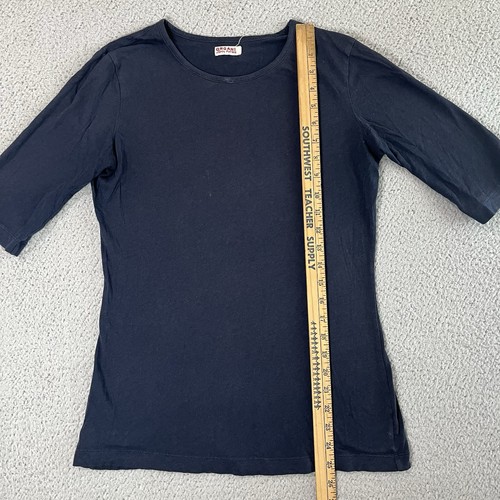 Organic John Patrick Damen Frauen 3/4 Ärmel T-Shirt Navy Blau Größe S - Bild 4 von 5