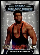 2022 Upper Deck AEW Powerhouse Hobbs #MF-21 Main Features Silver