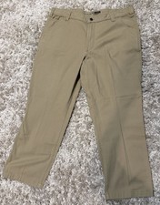 Carhartt Rugged Flex Pants Mens 40 x 30 Khaki Relaxed Fit Canvas Work BN2291-M