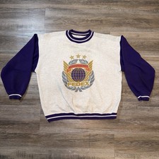 Vintage FedEx Federal Express Gear Sweater Pullover Mens Large