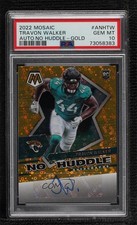 2022 Mosaic No Huddle Gold Prizm 6/10 Travon Walker PSA 10 GEM MT Auto v9t