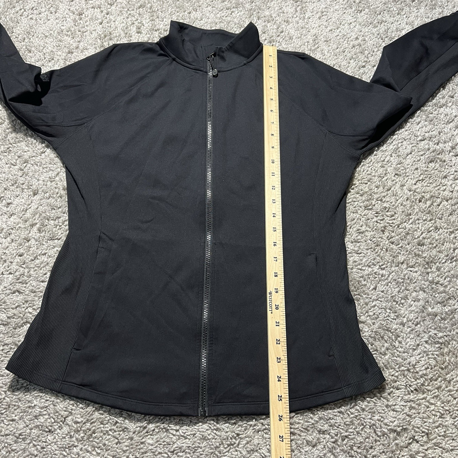 Greyson Black Zip-Up Performance Jacket Cotton St… - image 6