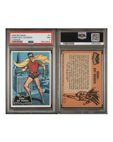 1966 Topps Batman #2 — PSA 7