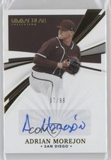 2021 Panini Immaculate Signatures 7/99 Adrian Morejon #IS-AM Auto uk2