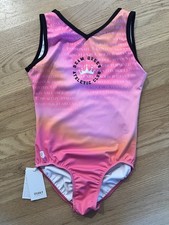Sylvia P NWT Beam Queen Boot Camp Gymnastics Leotard Size Child 12