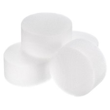 50pcs Hydroponic Sponges, 2.76" Growing Media Cylindrical Sponges White 0.31 per sponge