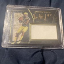 2016 Panini Black Gold Collegiate - Autograph Jersey #100 Vernon Adams Jr. 26/99