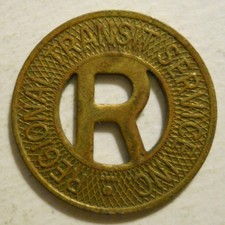 Regional Transit Service Inc. (Rochester, New York) transit token - NY780Y Regional Transit Service Inc. (Rochester, New York) transit token - NY780Y