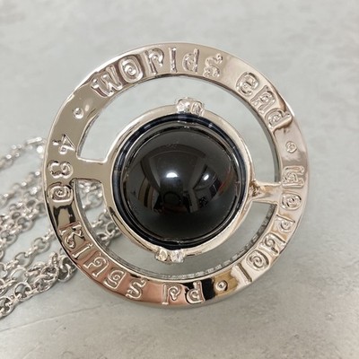 Vivienne Westwood Necklace Medium Orb Silver Black Multi T:6.5cm w