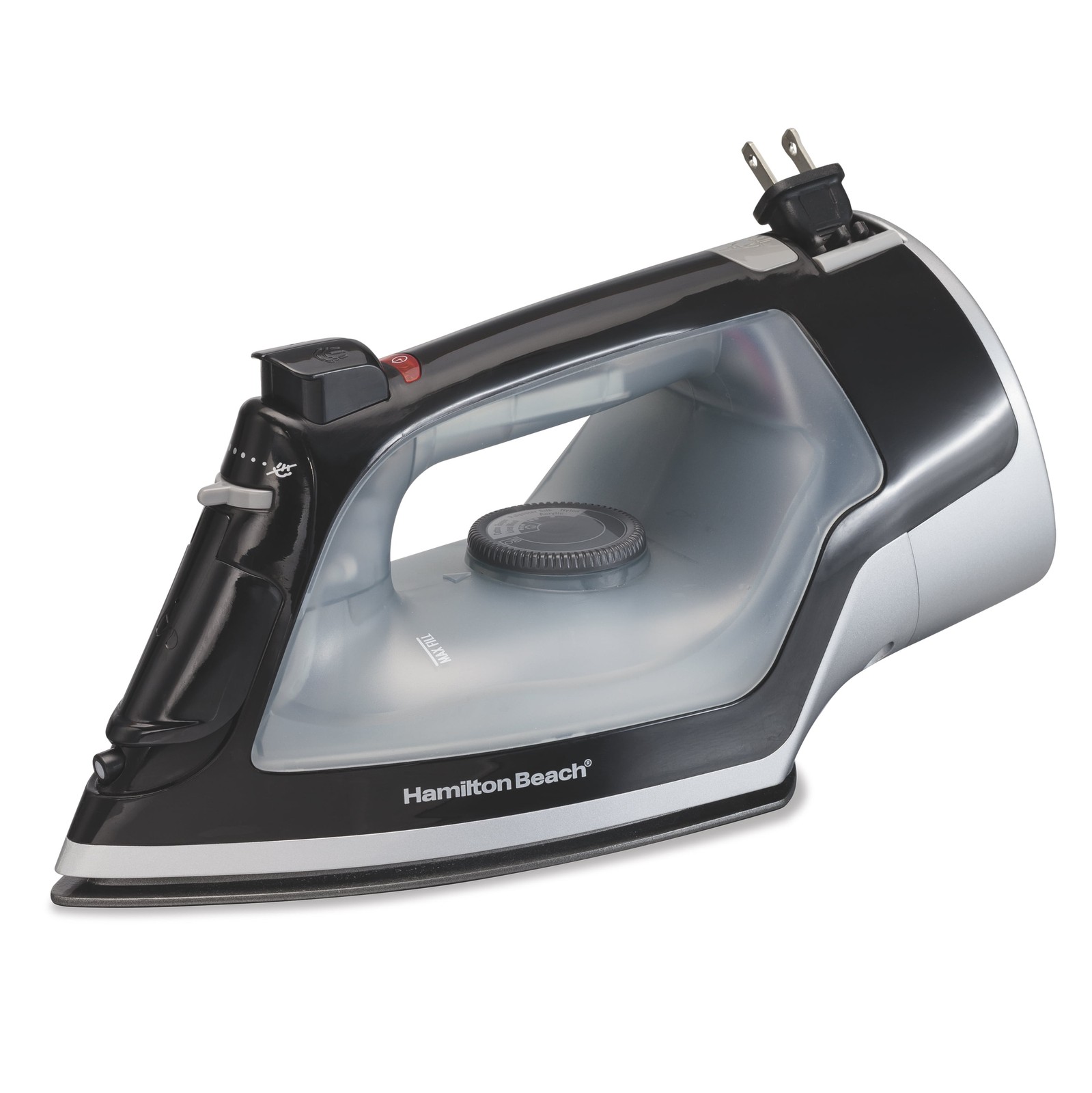 Hamilton Beach Full-Size Nonstick Iron, Black, Model 14289