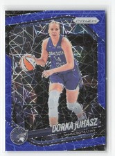 2025 Panini Prizm WNBA #109 Dorka Juhasz Blue Velocity Prizms
