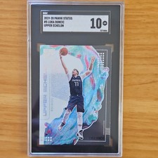 Panini 2019-20 Status Luka Dončić #5 Upper Echelon Dallas Mavericks SGC 10