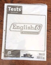 BJU Press English 6 Test Packet 2nd Edition 2...