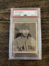 1939 Play Ball Carl Hubbell PSA 1.5 HOF