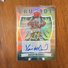 Panini Phoenix Crusade Signatures Xavier McDaniel Autograph Supersonics #CS-XMD
