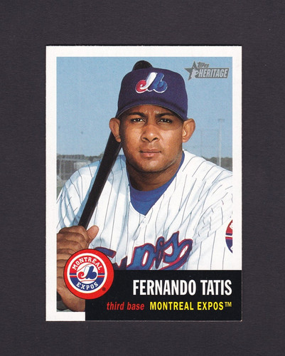 2002 Topps Heritage Fernando Tatis #330 card