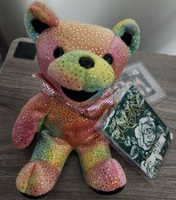 Vegas 7" Grateful Dead Bean Bear With Tag Limited Edition 6795 Liquid Blue