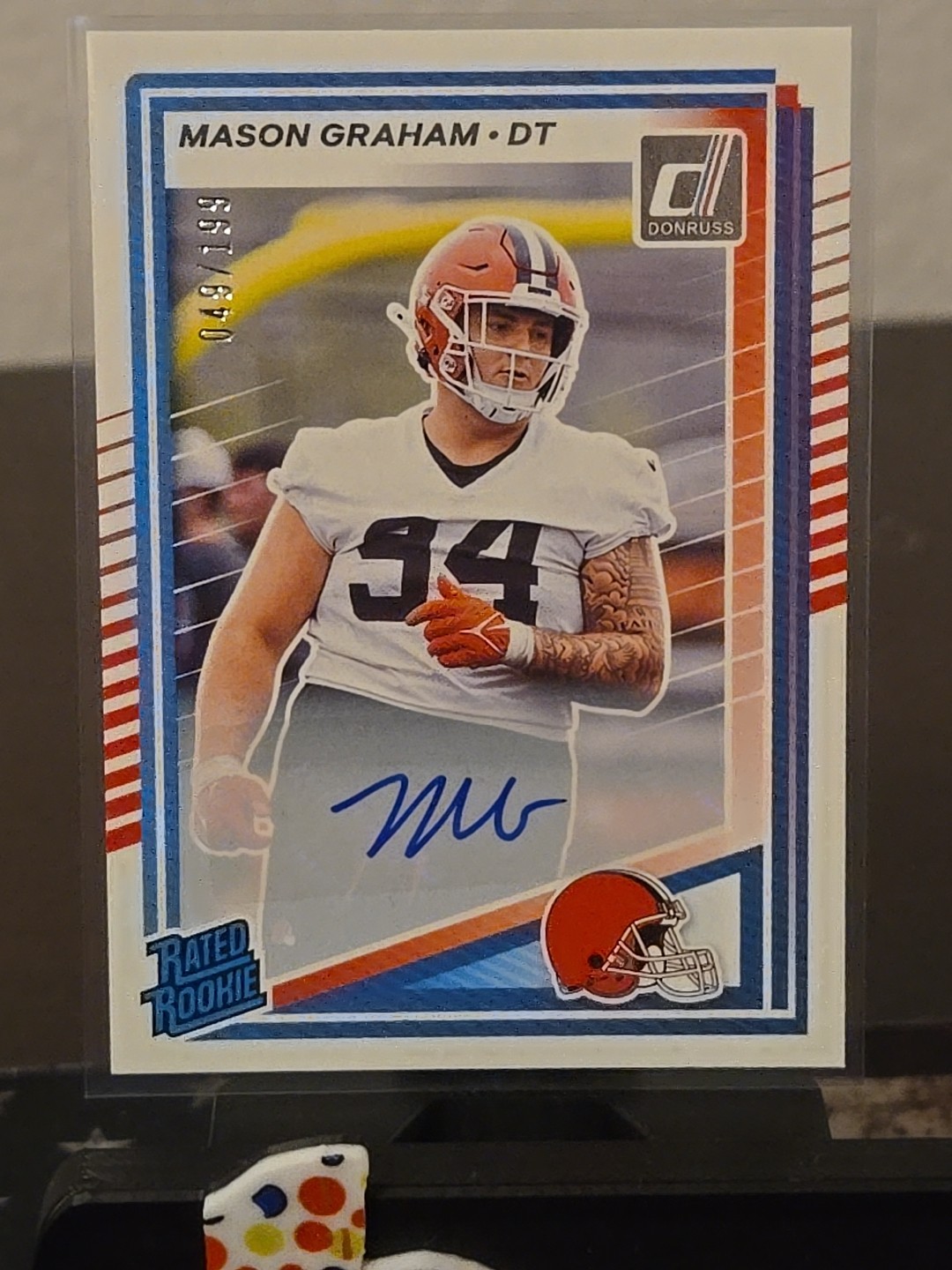 2025 Panini Donruss Mason Graham Auto /199 Rated Rookie Browns RC #340