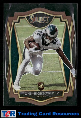 2020 Panini Select #197 John Hightower IV Copper Prizm Die Cut #/355