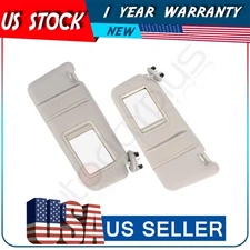For 07-11 Toyota Camry Beige Sun Visor Pair Left & Right Side W/ Sunroof