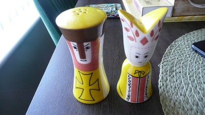 Keramik Luzerne King und Queen Cruet Set - Limited Edition