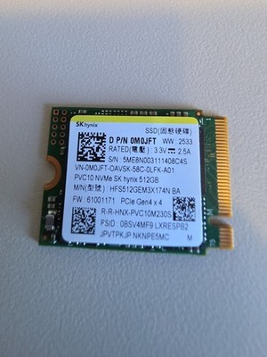 SKhynix 512GB NvNE M.2  Drive.