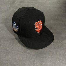 New Era San Francisco Giants Hat 7 1/4 Cloud Skyline UV Side Patch Fitted Cap