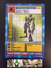 1999 Bandai Digimon Digi Battle #bo-11 U Androman card