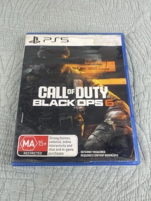 Activision Call of Duty: Black Ops 6 PS5 PAL MA 15+ 2024 Multiplayer PPSA-22987 - image 1 of 4