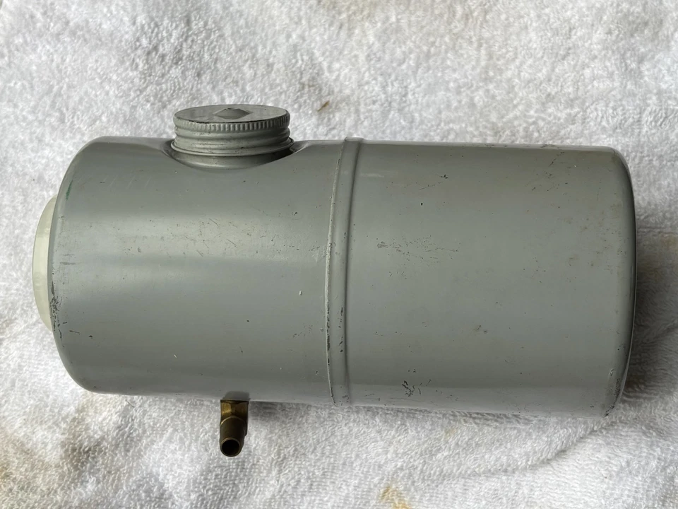 Nuevo tanque de gasolina vintage sin usar para mini bicicleta Go Kart indicador de gasolina en extremo REM Mfg Foto 2 de 4
