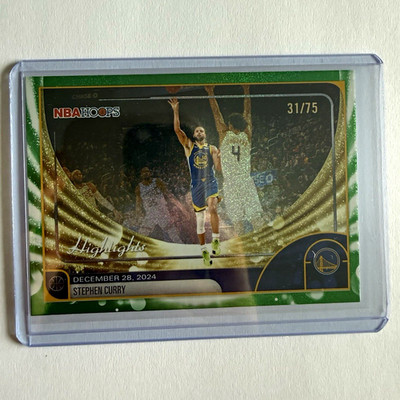 Topps Stephen Curry Golden State Warriors Highlights #261 31/75 NBA 2024-25