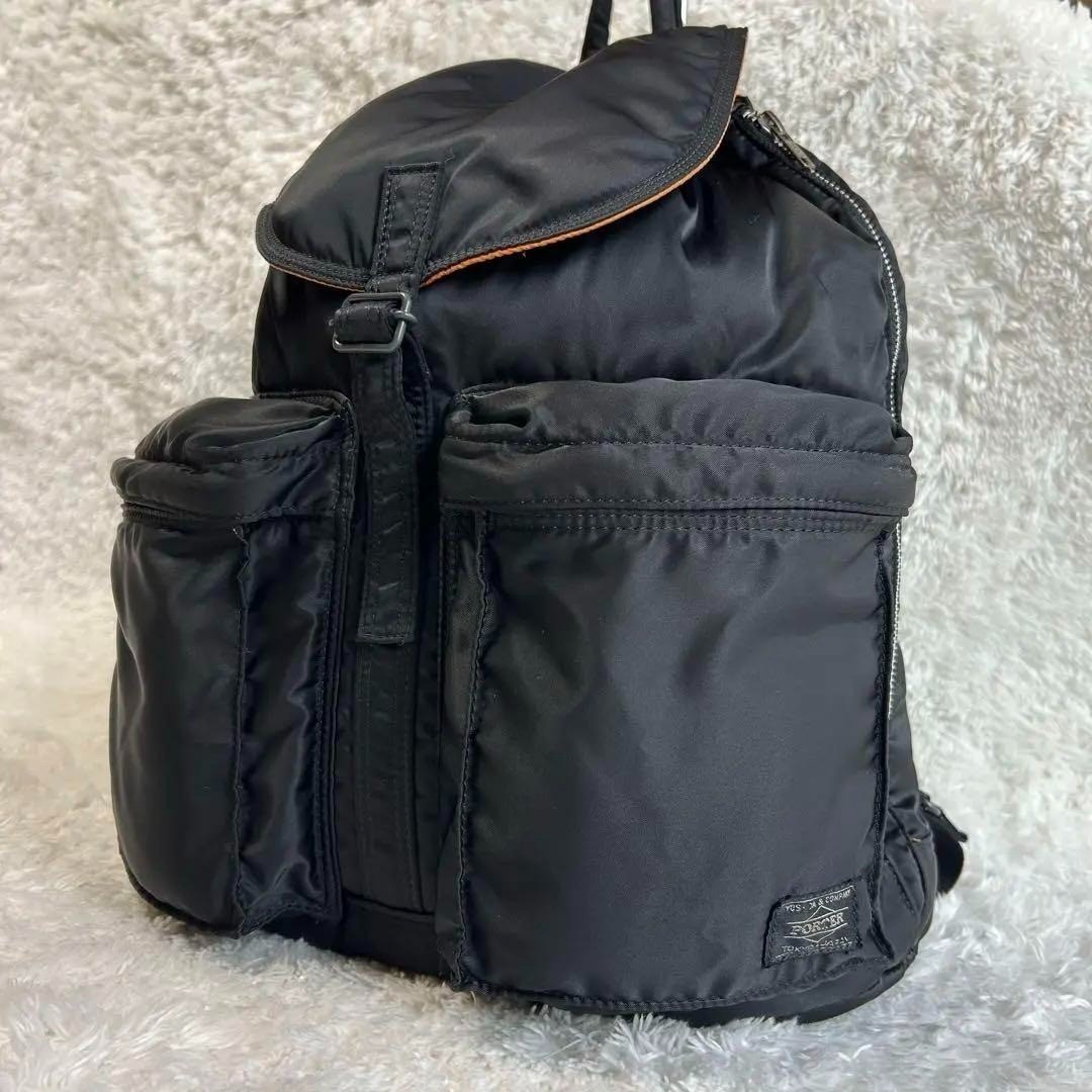 【極美品】希少 レア PORTER TANKER ポーター リュック ブラック TANKER(タンカー) DAYPACK(XL) | 吉田カバンホームページ