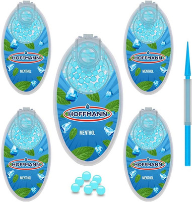 - Premium Aroma Kapseln Menthol | DIY Click Filter Kugeln| 5Er-Pack | 500 Kugeln