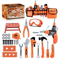 Kids Tool Set Toddlers Tool Kit Kids Toddlers Tool Belt 3 4 5 Year Old Constr...