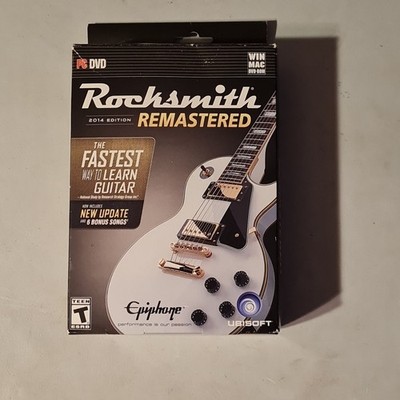 New Open Box Rocksmith 2014 Standard Edition Remastered with Cable - PC & Mac
