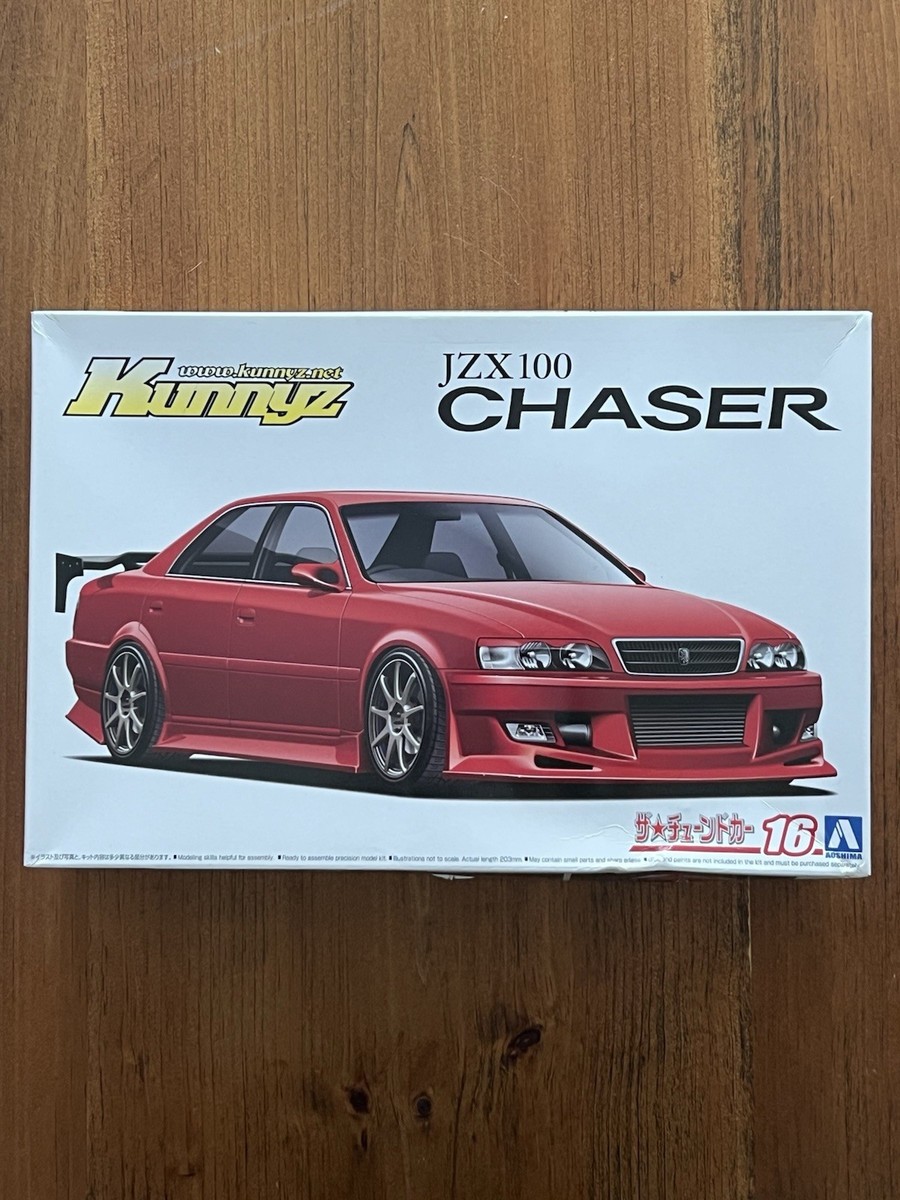 AOSHIMA 1/24 Kunnyz JZX100 Toyota Chaser Plastic Model kit | eBay