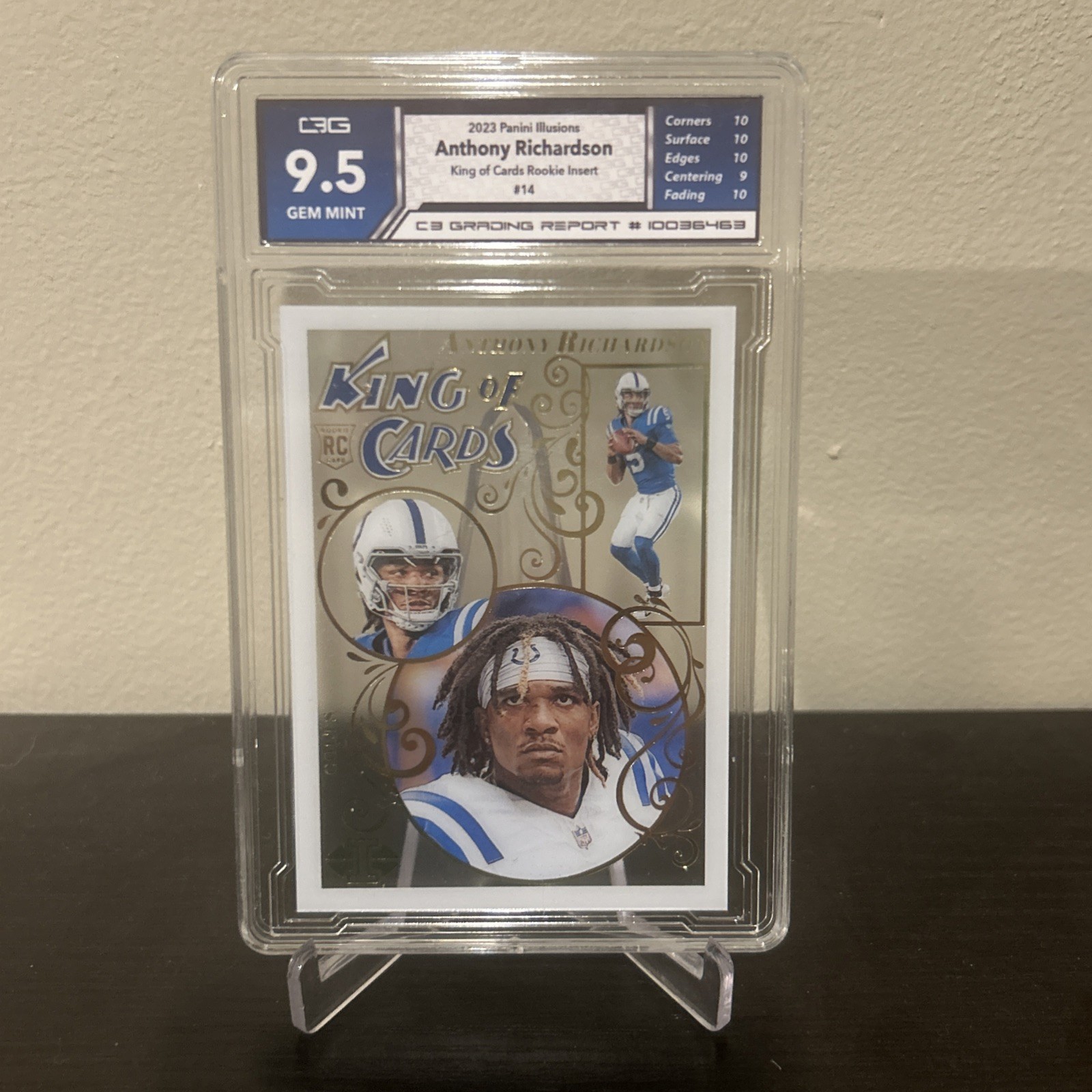 Anthony Richardson 2023 Illusions King Of Cards RC C3G 9.5 