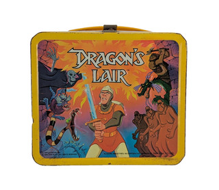 Vintage 1983 Dragon's Lair Video Game Aladdin Metal Lunchbox