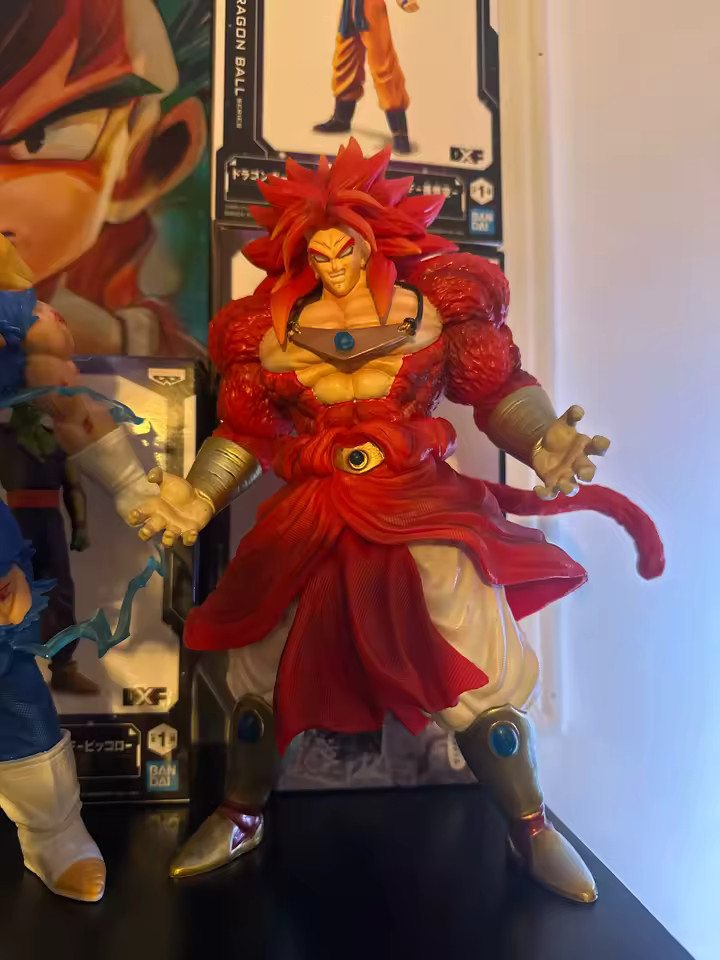 30cm Dragon Ball Z Broly Figure Premium PVC Anime Statue High-End
