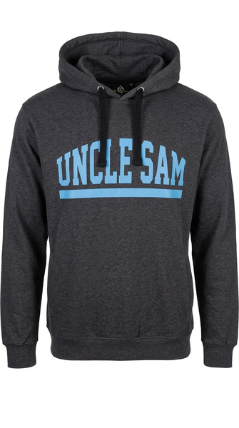 Uncle Sam Herren Hoodie Dunkelgrau 3XL / 64/66-image