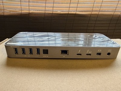 OWC Thunderbolt 3 Dock Silver Laptop Docking Station USB 3.1 Gen 2 Ethernet