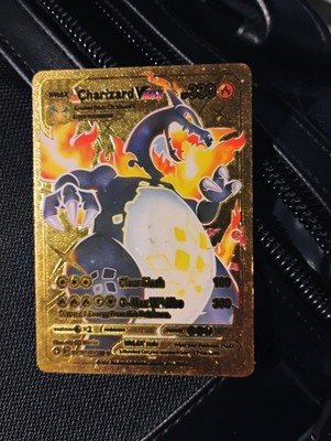 Charizard V MAX - HP330 - SV107/0SV122 - Gold Foil Fan Art - NM | eBay